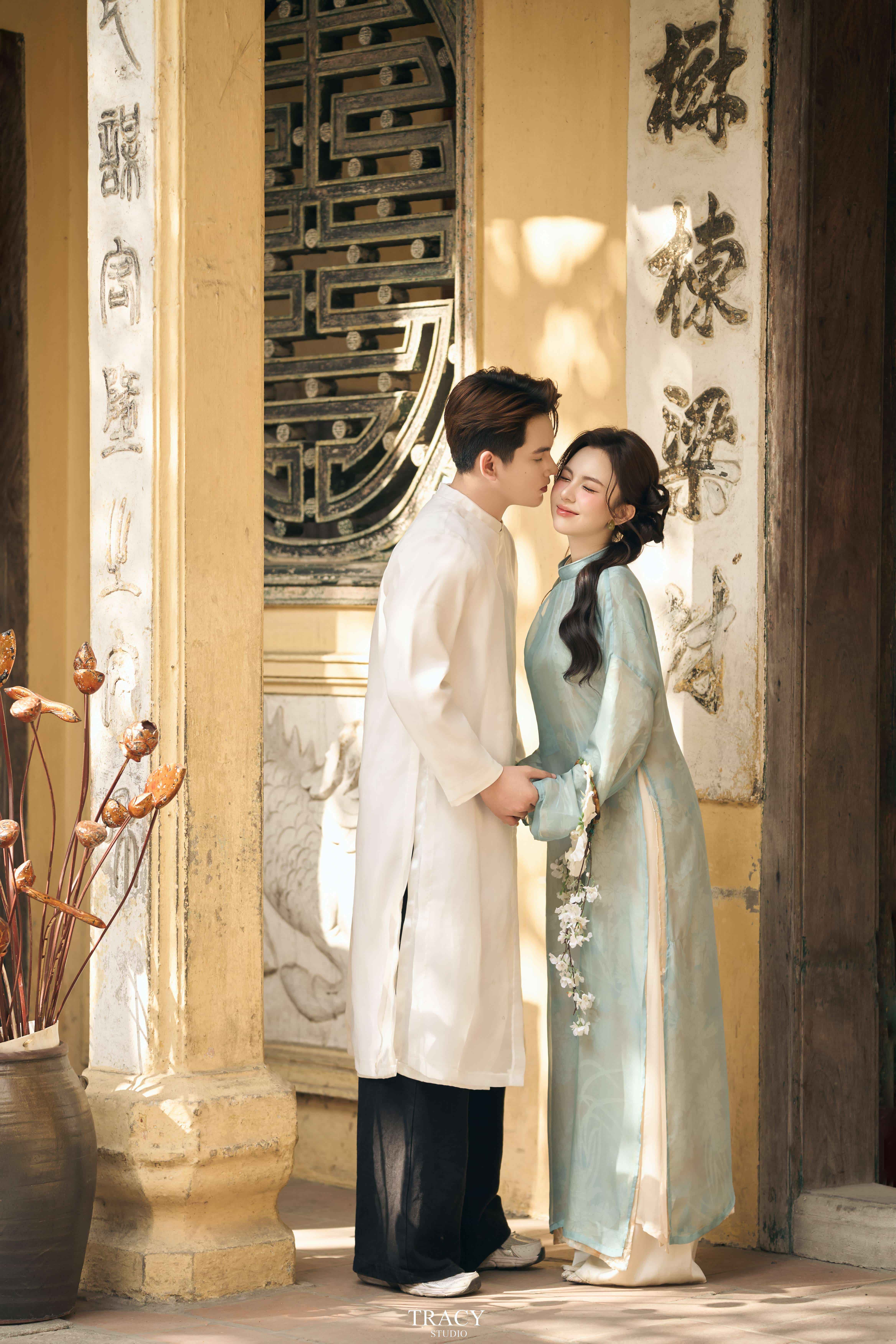 tracy studio chụp concept áo dài couple